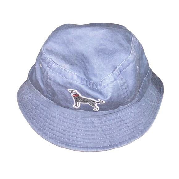 The Black Dog Bucket Hat UPF 50+ Navy with Black Dog Logo kids 6 mo. - 2 years - Picture 1 of 8